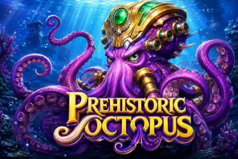 Prehistoric Octopus fishing game